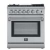 Forno Lazio 30-Inch Freestanding Dual Fuel Range