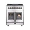 Forno Massimo 30-Inch Freestanding French Door Dual Fuel Range