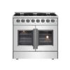Forno Galiano 36" Freestanding French Door Dual Fuel Range
