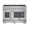 Forno Capriasca 48-Inch Freestanding French Door Dual Fuel Range