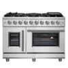 Forno Massimo 48-Inch Freestanding French Door Gas Range