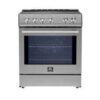Forno Leonardo Espresso 30-Inch Slide-In Stainless Steel Induction Range