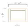 Shaker Natural Wood WALL DECO DOOR PANEL