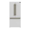 Forno Gallipoli Espresso 30-Inch White French Door Refrigerator