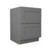 GSH - Grey Shaker Elite Two Drawer Base Cabinet