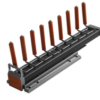Soft close pull out ties rack-2 top mounted concealed slide