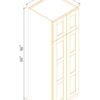 Shaker Origami White BROOM CLOSET