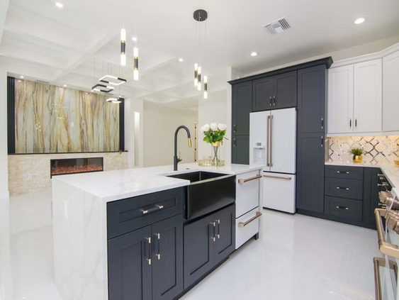 Cyber Grey kitchen