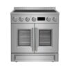 Forno Torino French Door 30 Inch Induction Range with Air Fryer, Air Sous Vide & True Convection