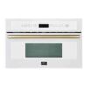 Oliena Espresso White 30 Inch 1750 Watt Compact Oven & 1000 Watt Microwave