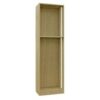 Oak Closet w/ LED 30"W x 84"H x 15-5/8"D