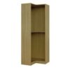 Oak Closet Corner 36"W x 84"H x 15-5/8"D