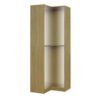 Oak Closet Corner w/ LED 30"W x 84"H x 15-5/8"D