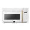Forno Fornace 30-Inch Over the Range Convection Microwave, White – 1.5 cu.ft, 300 CFM Vent, Touch Control, LED Light