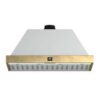 Forno Vittorio 48-Inch Wall Mount Range Hood White with Antique Brass Trim