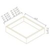 Classic Chocolate ROLL OUT DRAWER INSERT with L-Shaped Rabbet Joint FOR
