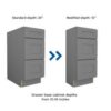 Reduce Base Cabinet with 2 or more Drawers & Lazy Susan