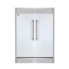Maderno 56 Inch Convertible Fridge in White, 27.2 cu.ft., 60 Inch Wide with Decorative Grill Trim