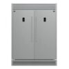 Fortezza 60 Inch Convertible Fridge/Freezer with Trim Grill, Total No Frost, and Automatic Ice Maker