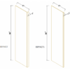 Shaker Natural Wood REFRIGERATOR END PANEL