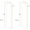 Charcoal Black Shaker REFRIGERATOR END PANEL