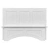 Shaker White Elite Square Hood 42"