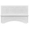 Shaker White Elite Square Hood 48" with Fan and Liner