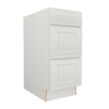 SWM - Shaker Off-White 3 Vanity Drawer Base Cabinet