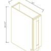 Belmont Gray BASE TRAY CABINET