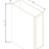 Newtown Charcoal Black BASE TRAY CABINET