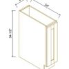 Classic Chocolate BASE TRAY CABINET