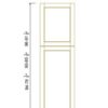 Shaker Jade Green TALL DECORATIVE DOOR PANEL for Wall Pantry WP