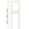 Shaker Natural Wood TALL DECORATIVE DOOR PANEL for Wall Pantry WP