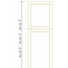 Escada Dove TALL DECORATIVE DOOR PANEL , Top