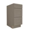SHMO - Mocha Shaker Vanity Drawer Base Cabinet