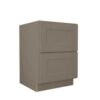 SHMO - Mocha Shaker 2 Vanity Drawer Base Cabinet
