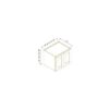 Belmont White WALL CABINET