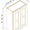 Classic Chocolate WALL CABINET