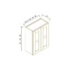 Pebble Gray WALL CABINET