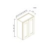 Escada Vintage Wood WALL CABINET