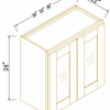 Escada Dove WALL CABINET