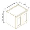 Escada Dove WALL CABINET
