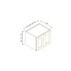 Pebble Gray WALL CABINET