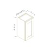 Pebble Gray WALL CABINET