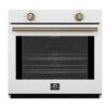 Forno Vomero Single Wall Oven White , 5 cu.ft. Convection Oven 3550 Watts