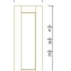 Shaker Jade Green WALL DECO DOOR PANEL
