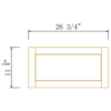 Escada Dove WALL DECO DOOR PANEL