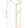 Belmont Gray - Tall Pantry Cabinet 84"