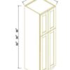 Belmont Gray WALL PANTRY