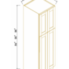 Shaker White WALL PANTRY